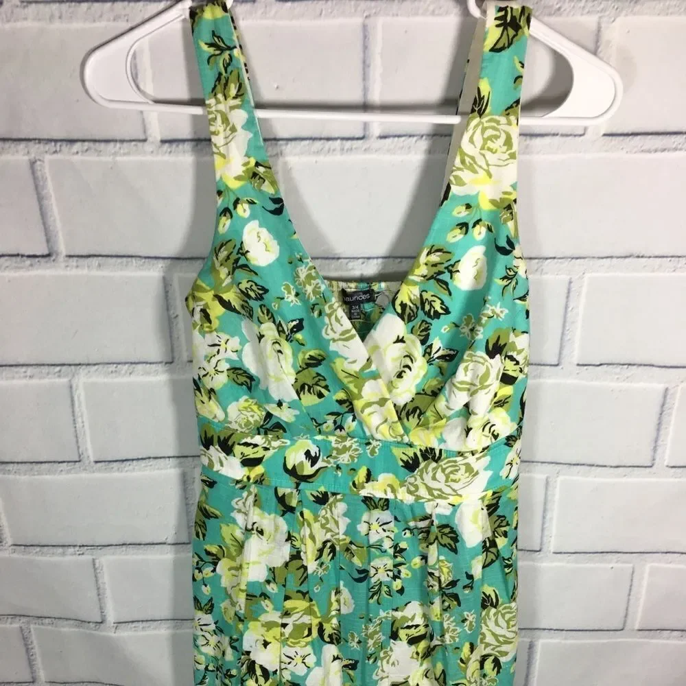 Maurices Floral Print Cotton Sun Dress-Size 3/4 - Picture 2 of 7